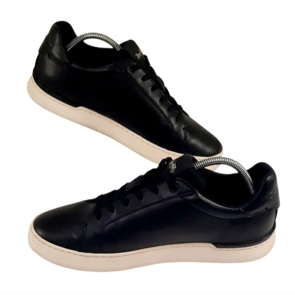 Coach Clip Low Top Fashion Sneaker Men Size 9.5 D Black